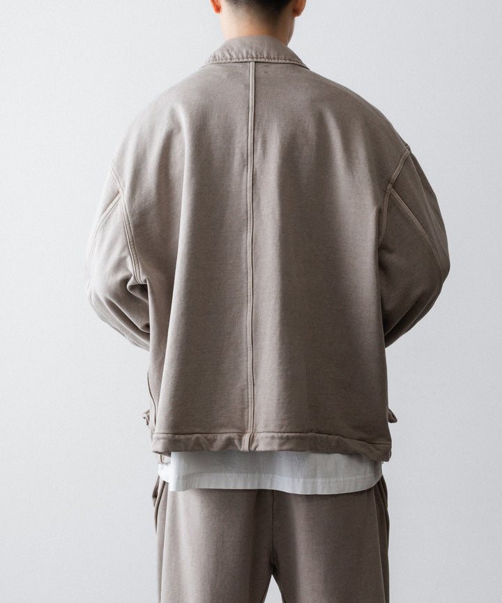 KANEMASA PHIL. カネマサフフィル36G FINE SWEAT WORK JACKETのBEIGE KHAKI PIGMENT公式通販サイトsession福岡セレクトショップ