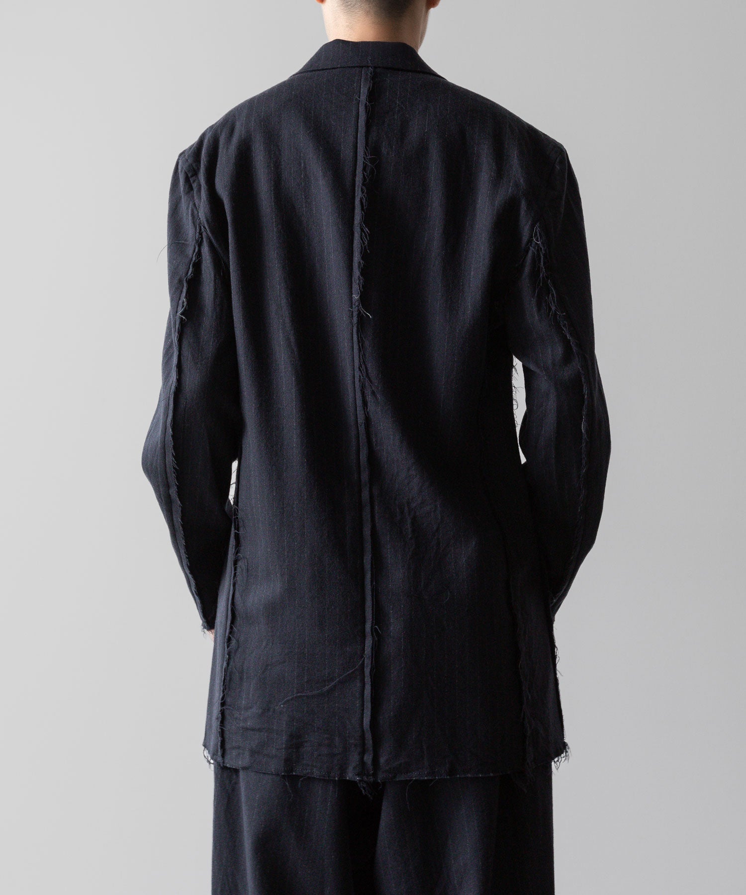  ANTHEM Aアンセムエー のBROKEN FLANNEL 2B JACKET - NAVY STRIPEの公式通販サイトsession福岡セレクトショップ