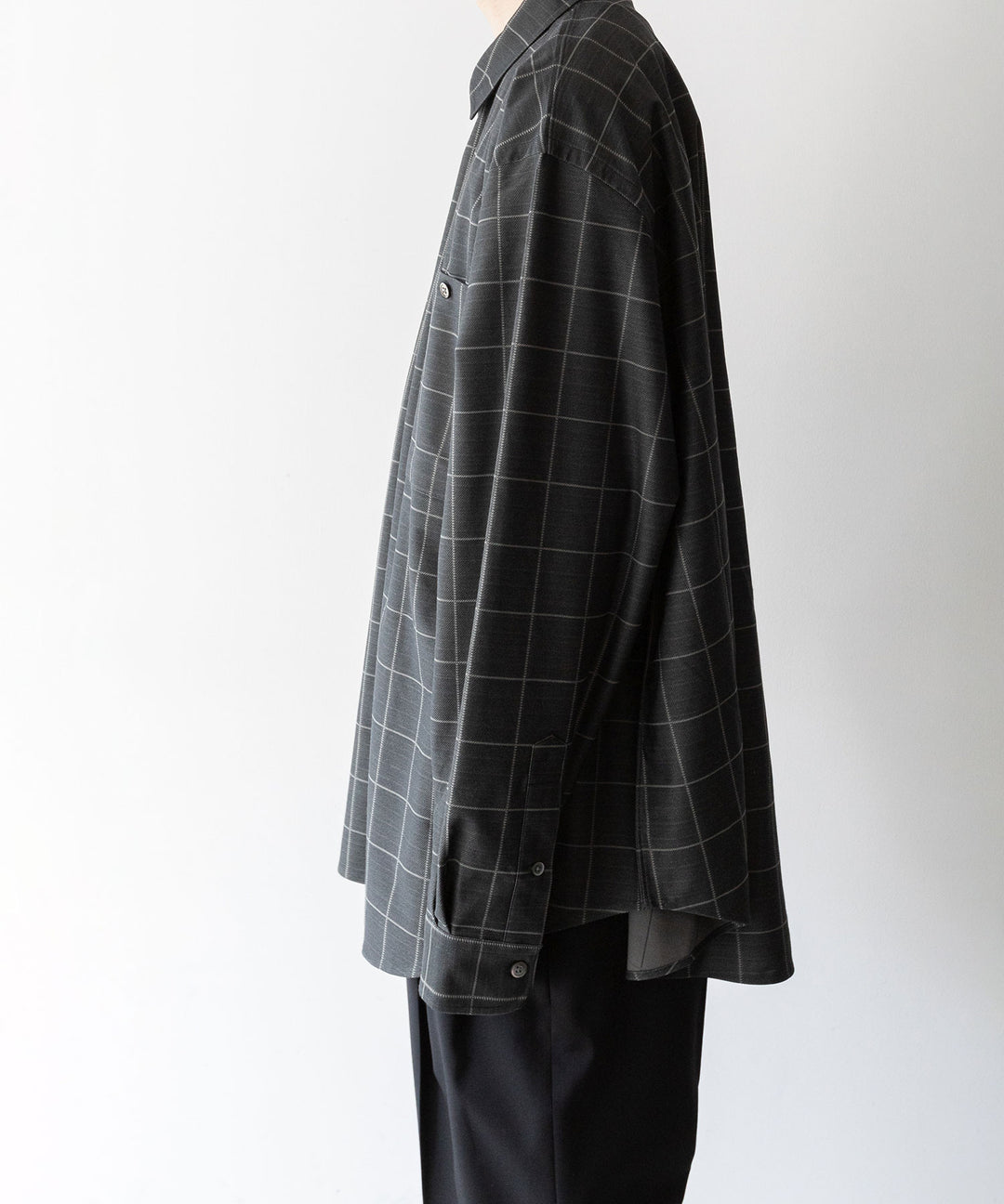 【KANEMASA PHIL.】カネマサのジャージーチャックシャツ FLANNEL CHECK JERSEY SHIRT - WP CHA 公式通販session福岡セレクトショップ