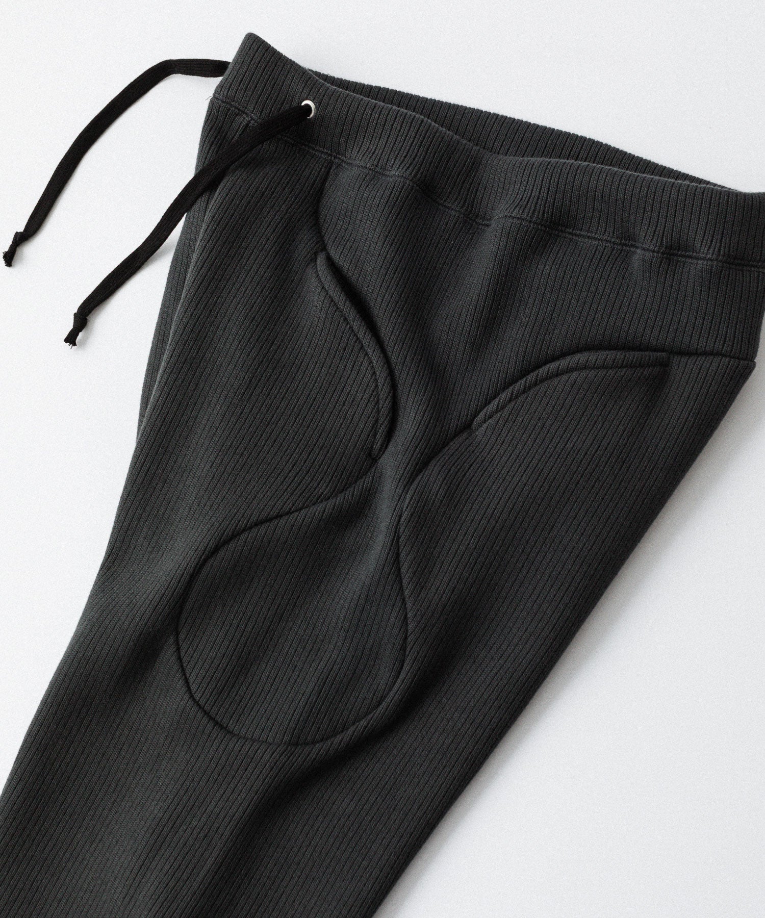 OPPOSE DUALITY-オポーズデュアリティのSUB ONG RIB SWEAT PANTSのBLACK公式通販サイトsession福岡セレクトショップ