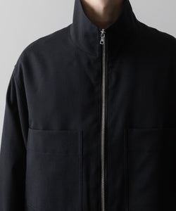 ssstein(シュタイン)の24AWコレクション DRIZZLER ZIP UP JACKET - BLACK 公式通販サイトsession福岡セレクトショップ