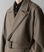 画像をギャラリービューアに読み込む, ssstein(シュタイン)の24AWコレクション OVERSIZED DOCKING DOUBLE BREASTED COAT - DARK BEIGE 公式通販サイトsession福岡セレクトショップ
