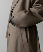 画像をギャラリービューアに読み込む, ssstein(シュタイン)の24AWコレクション OVERSIZED DOCKING DOUBLE BREASTED COAT - DARK BEIGE 公式通販サイトsession福岡セレクトショップ
