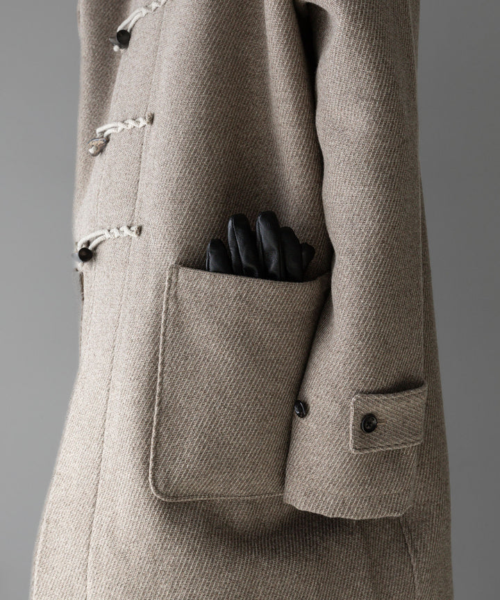 INTÉRIM(インテリム)の23AWコレクションHYPER BIG CASHMERE HEAVY ROYAL NAVY DUFFEL COAT - BEIGE 公式通販サイトsession福岡セレクトショップ