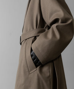 ssstein(シュタイン)の24AWコレクション OVERSIZED DOCKING DOUBLE BREASTED COAT - DARK BEIGE 公式通販サイトsession福岡セレクトショップ