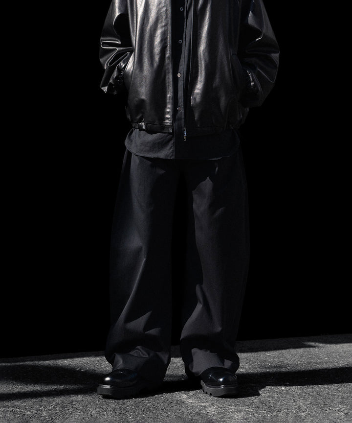 ssstein(シュタイン)のCOTTON SATIN ROUND PANTS - BLACKの公式通販サイトsession福岡セレクトショップ