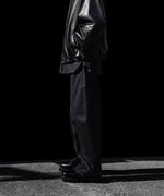 画像をギャラリービューアに読み込む, ssstein(シュタイン)のCOTTON SATIN ROUND PANTS - BLACKの公式通販サイトsession福岡セレクトショップ
