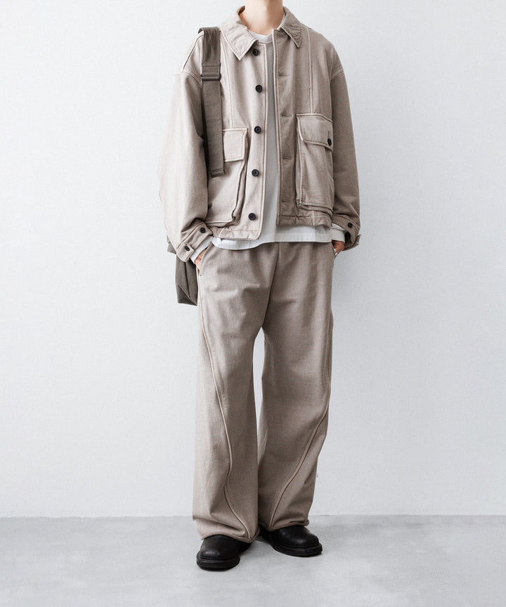 KANEMASA PHIL. カネマサフフィル36G FINE SWEAT WORK JACKETのBEIGE KHAKI PIGMENT公式通販サイトsession福岡セレクトショップ
