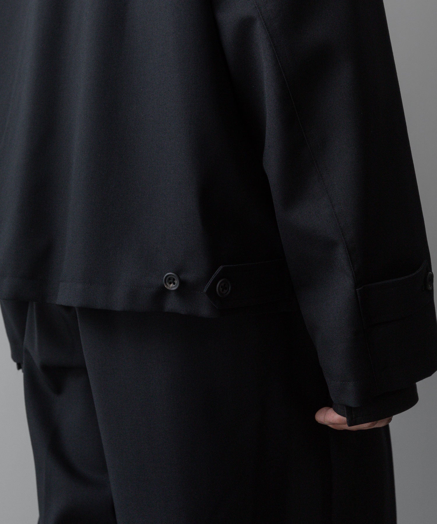 ssstein(シュタイン)の24AWコレクション DRIZZLER ZIP UP JACKET - BLACK 公式通販サイトsession福岡セレクトショップ