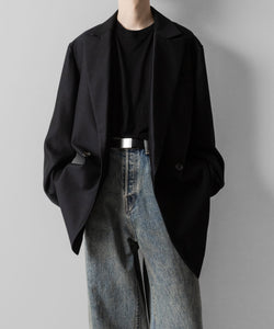 ssstein(シュタイン)のOVERSIZED PEAK LAPEL LONG JACKET - BLACKの公式通販サイトsession福岡セレクトショップ