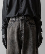 画像をギャラリービューアに読み込む, ssstein(シュタイン)のTWIST SEAM BAGGY VINTAGE DENIM JEANS - BLACKの公式通販サイトsession福岡セレクトショップ
