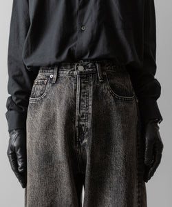 ssstein(シュタイン)のTWIST SEAM BAGGY VINTAGE DENIM JEANS - BLACKの公式通販サイトsession福岡セレクトショップ