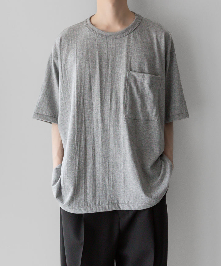 【INTÉRIM】インテリムのBINDER NECK LOOP WHEEL AME-KAJI POCKET TEE - A.GRAYの公式通販サイトsession福岡セレクトショップ