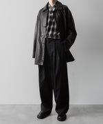 画像をギャラリービューアに読み込む, ssstein(シュタイン)の24AWコレクション OVERSIZED DOWN PAT SHIRT - BLACK OMBRE 公式通販サイトsession福岡セレクトショップ
