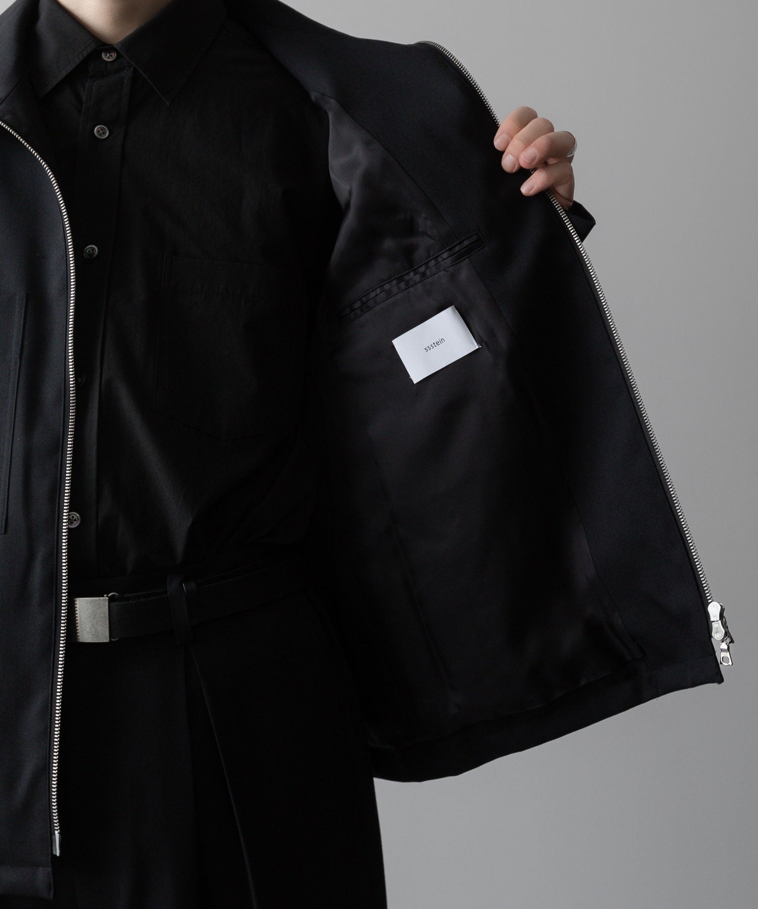 ssstein(シュタイン)の24AWコレクション DRIZZLER ZIP UP JACKET - BLACK 公式通販サイトsession福岡セレクトショップ