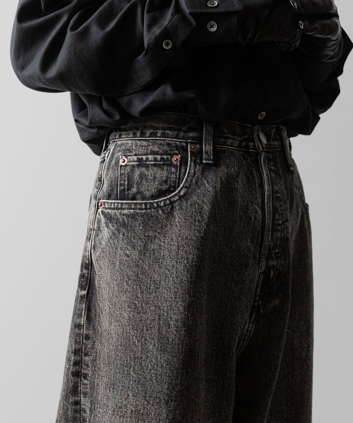 ssstein(シュタイン)のTWIST SEAM BAGGY VINTAGE DENIM JEANS - BLACKの公式通販サイトsession福岡セレクトショップ