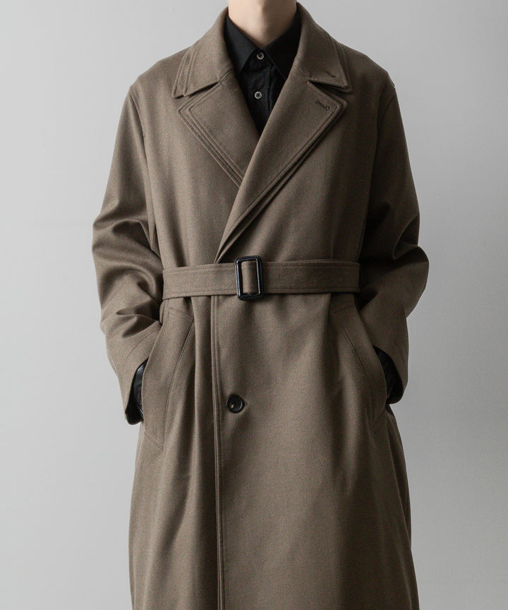 ssstein(シュタイン)の24AWコレクション OVERSIZED DOCKING DOUBLE BREASTED COAT - DARK BEIGE 公式通販サイトsession福岡セレクトショップ
