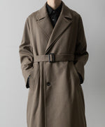 画像をギャラリービューアに読み込む, ssstein(シュタイン)の24AWコレクション OVERSIZED DOCKING DOUBLE BREASTED COAT - DARK BEIGE 公式通販サイトsession福岡セレクトショップ
