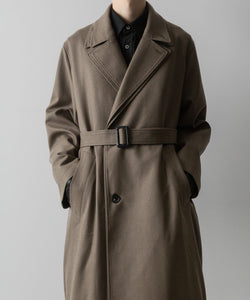 ssstein(シュタイン)の24AWコレクション OVERSIZED DOCKING DOUBLE BREASTED COAT - DARK BEIGE 公式通販サイトsession福岡セレクトショップ