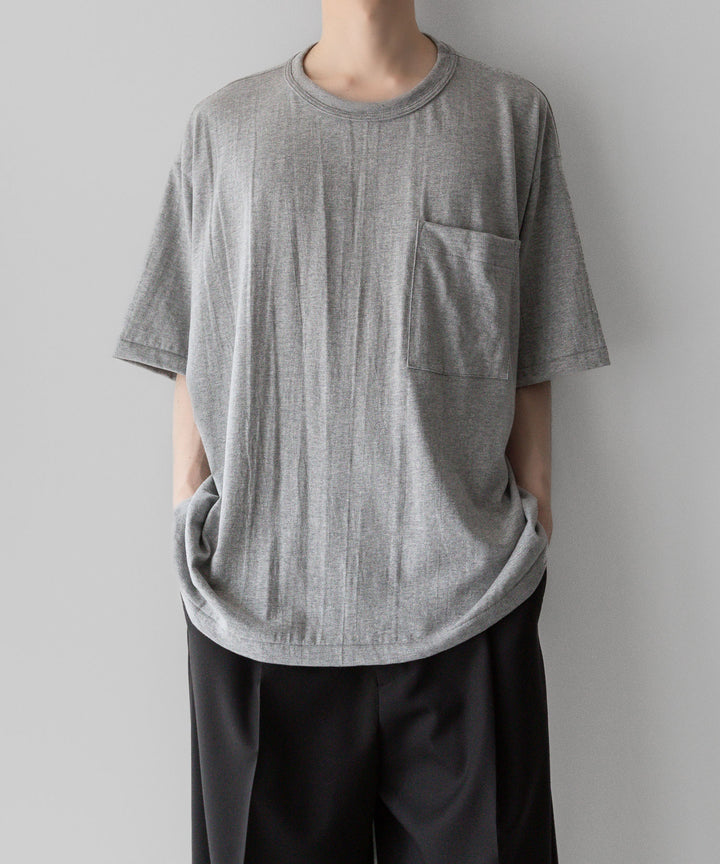 【INTÉRIM】インテリムのBINDER NECK LOOP WHEEL AME-KAJI POCKET TEE - A.GRAYの公式通販サイトsession福岡セレクトショップ