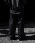 画像をギャラリービューアに読み込む, ssstein(シュタイン)のCOTTON SATIN ROUND PANTS - BLACKの公式通販サイトsession福岡セレクトショップ
