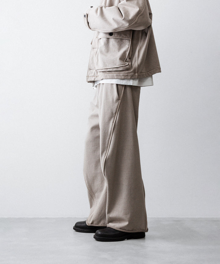 KANEMASA PHIL. カネマサフフィル36G FINE SWEAT DRAPING EASY PANTSのCHARCOAL PIGMENT公式通販サイトsession福岡セレクトショップ