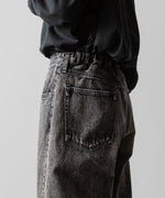 画像をギャラリービューアに読み込む, ssstein(シュタイン)のTWIST SEAM BAGGY VINTAGE DENIM JEANS - BLACKの公式通販サイトsession福岡セレクトショップ
