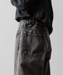 ssstein(シュタイン)のTWIST SEAM BAGGY VINTAGE DENIM JEANS - BLACKの公式通販サイトsession福岡セレクトショップ