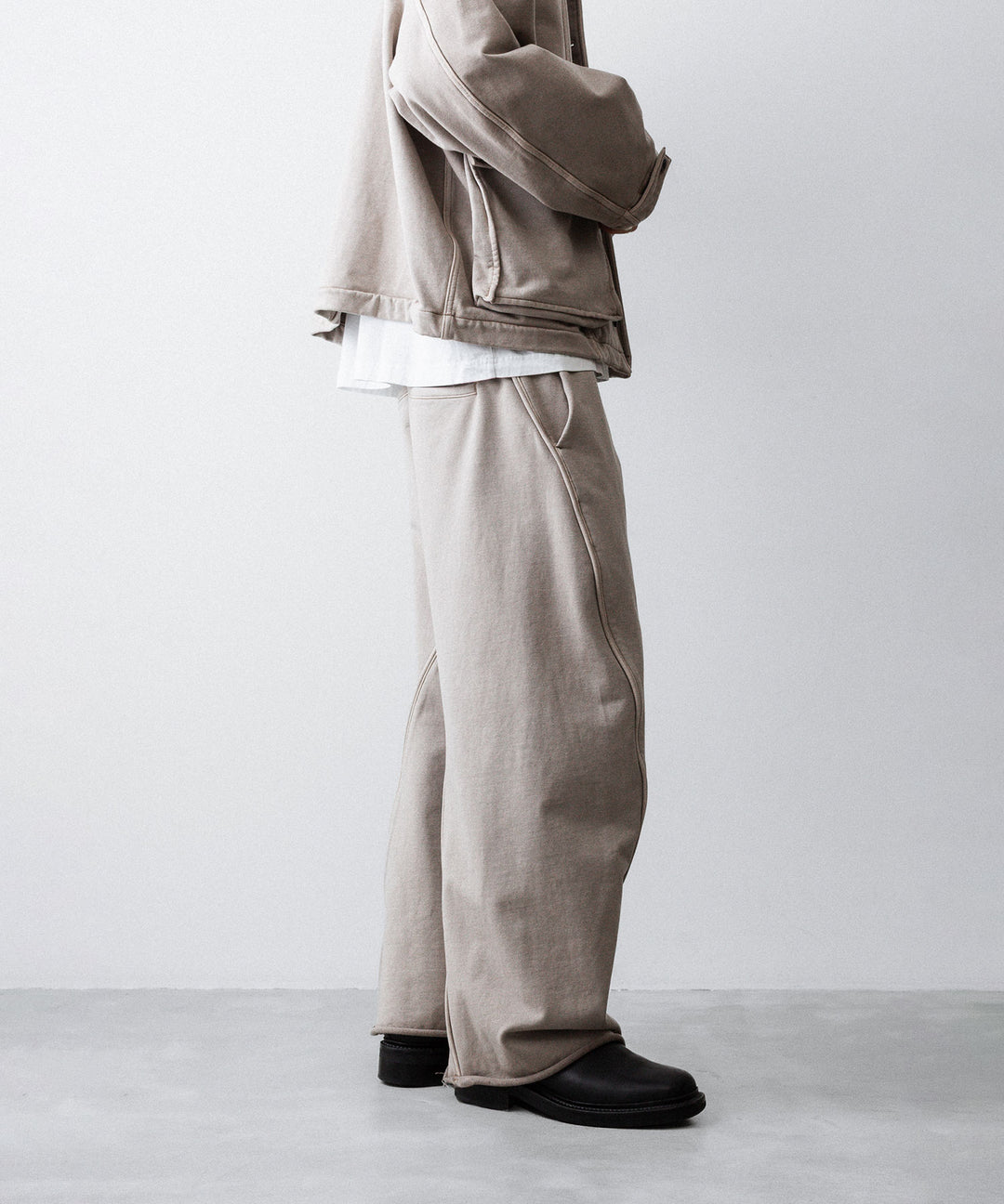 KANEMASA PHIL. カネマサフフィル36G FINE SWEAT DRAPING EASY PANTSのCHARCOAL PIGMENT公式通販サイトsession福岡セレクトショップ