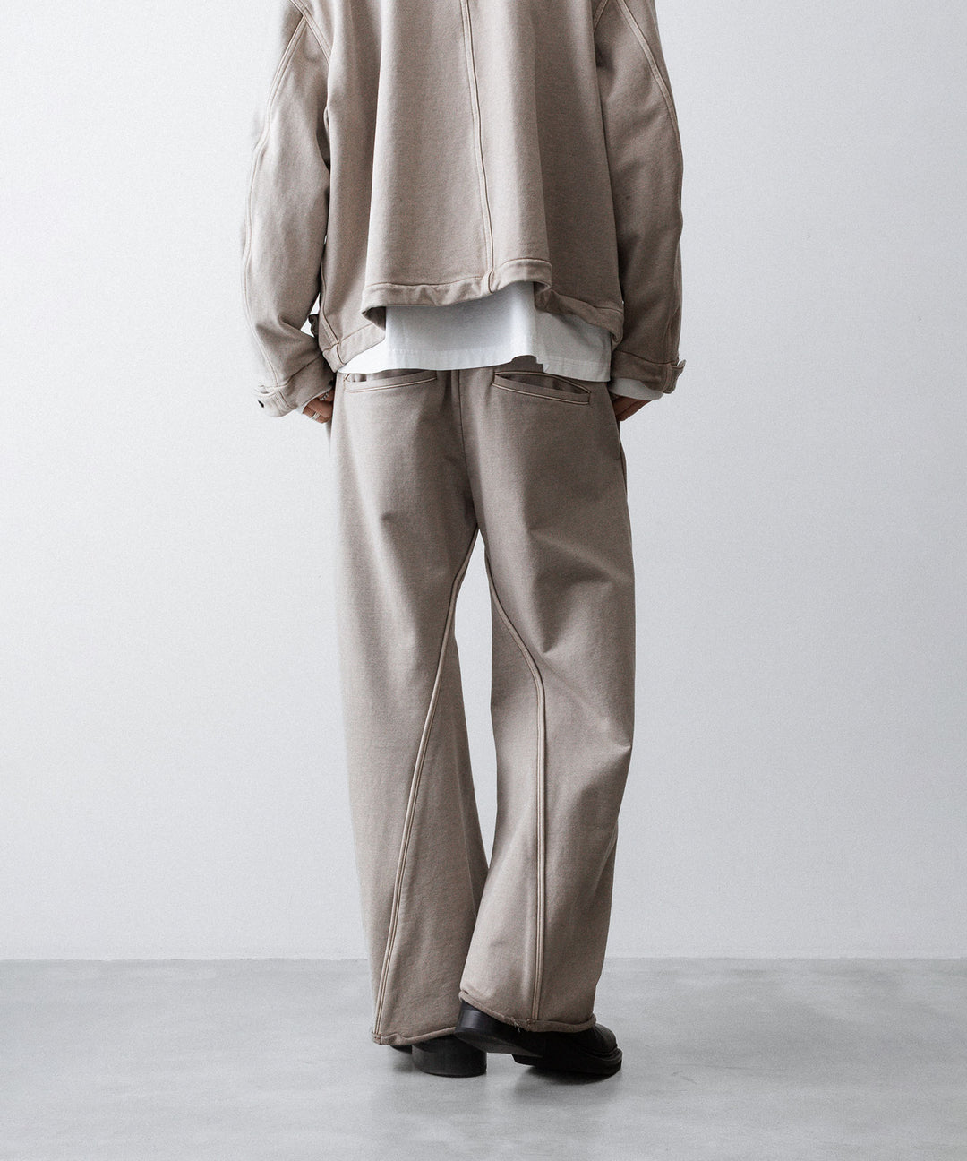 KANEMASA PHIL. カネマサフフィル36G FINE SWEAT DRAPING EASY PANTSのCHARCOAL PIGMENT公式通販サイトsession福岡セレクトショップ