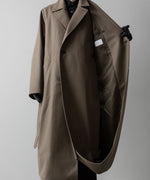 画像をギャラリービューアに読み込む, ssstein(シュタイン)の24AWコレクション OVERSIZED DOCKING DOUBLE BREASTED COAT - DARK BEIGE 公式通販サイトsession福岡セレクトショップ
