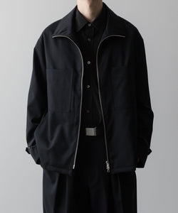 ssstein(シュタイン)の24AWコレクション DRIZZLER ZIP UP JACKET - BLACK 公式通販サイトsession福岡セレクトショップ