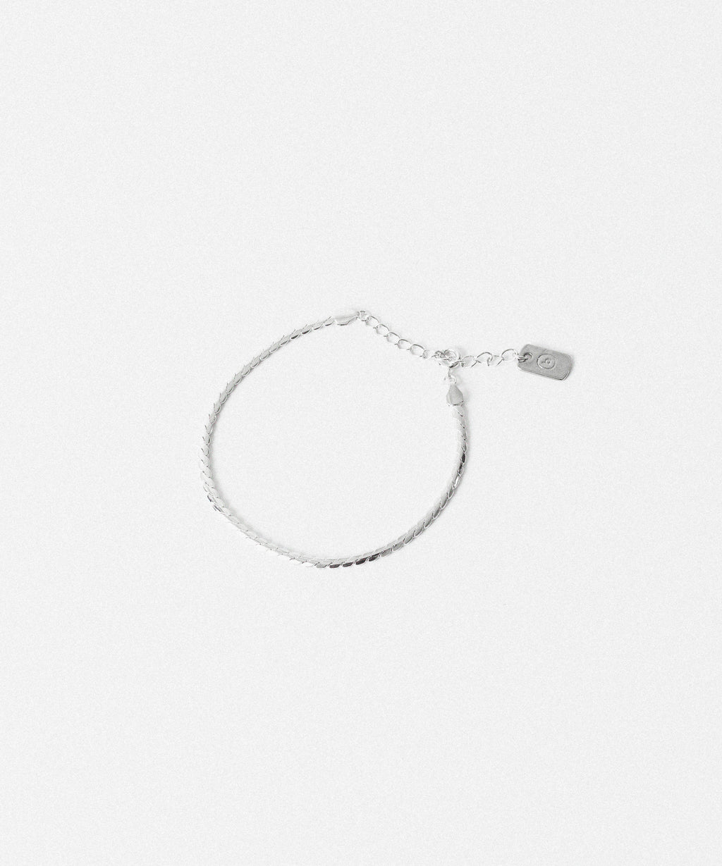 THE OBJECT ザオブジェクトNARROW DESIGN SNAKE BRACELETのSILVER 公式通販サイトsession福岡セレクトショップ