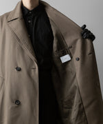 画像をギャラリービューアに読み込む, ssstein(シュタイン)の24AWコレクション OVERSIZED DOCKING DOUBLE BREASTED COAT - DARK BEIGE 公式通販サイトsession福岡セレクトショップ
