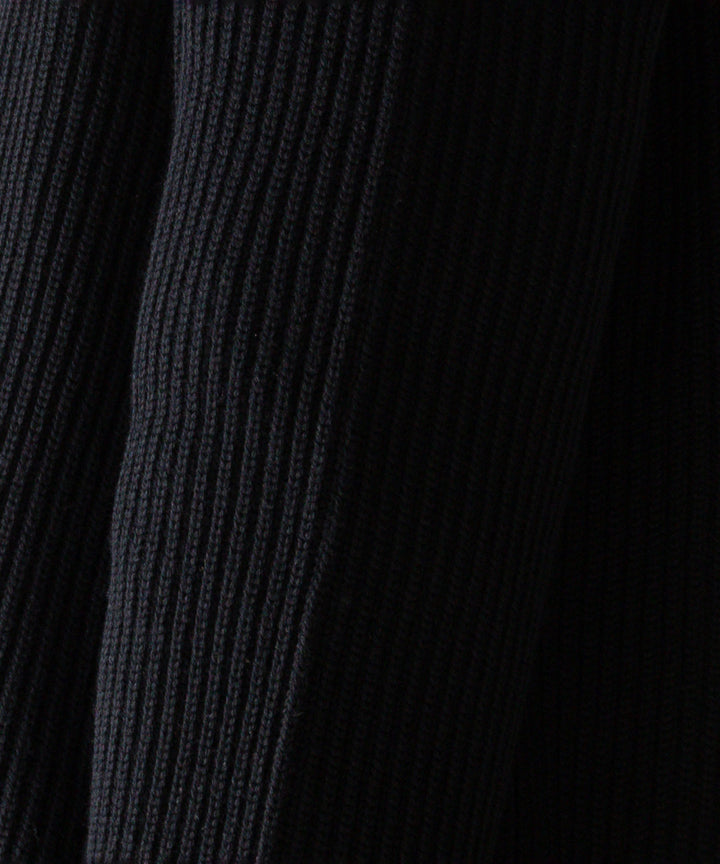 【INTÉRIM】インテリムのドライバーズニット LIMITED HAND FRAMED DRIVERS ZIP KNIT - BLACK 公式通販サイトsession福岡セレクトショップ