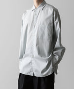 画像をギャラリービューアに読み込む, ssstein(シュタイン)の24AWコレクション OVERSIZED DOWN PAT SHIRT - OFF GREY 公式通販サイトsession福岡セレクトショップ
