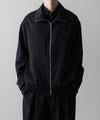 【ssstein】DRIZZLER ZIP UP JACKET - BLACK