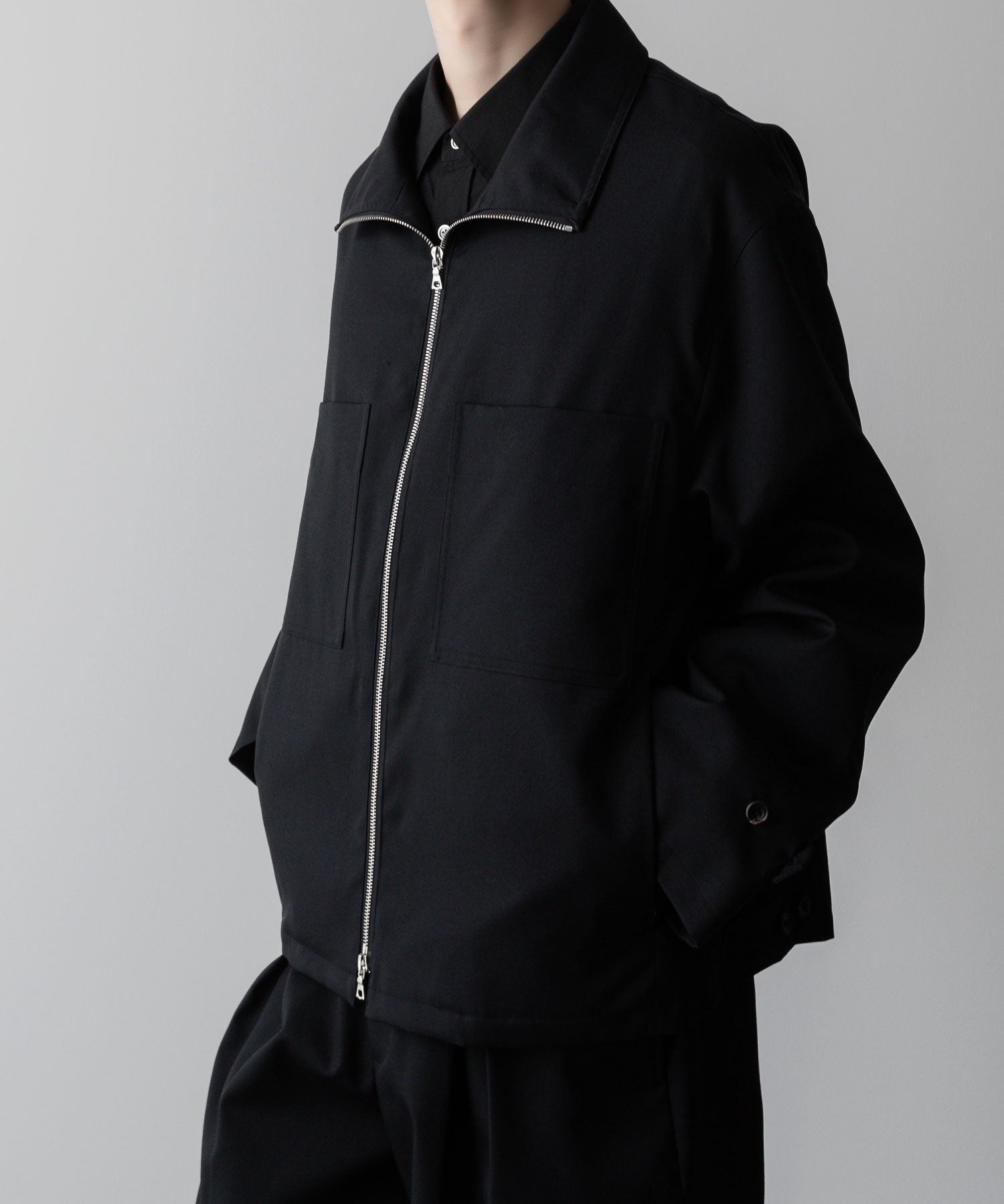 ssstein(シュタイン)の24AWコレクション DRIZZLER ZIP UP JACKET - BLACK 公式通販サイトsession福岡セレクトショップ