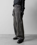 画像をギャラリービューアに読み込む, ssstein(シュタイン)のTWIST SEAM BAGGY VINTAGE DENIM JEANS - BLACKの公式通販サイトsession福岡セレクトショップ
