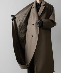 ssstein(シュタイン)の24AWコレクション OVERSIZED DOCKING DOUBLE BREASTED COAT - DARK BEIGE 公式通販サイトsession福岡セレクトショップ