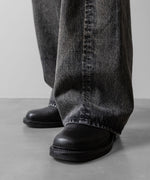 画像をギャラリービューアに読み込む, ssstein(シュタイン)のTWIST SEAM BAGGY VINTAGE DENIM JEANS - BLACKの公式通販サイトsession福岡セレクトショップ
