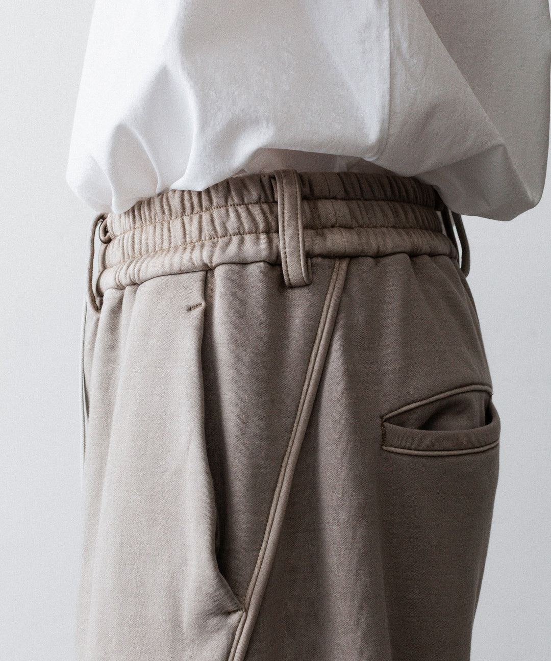 KANEMASA PHIL. カネマサフフィル36G FINE SWEAT DRAPING EASY PANTSのCHARCOAL PIGMENT公式通販サイトsession福岡セレクトショップ