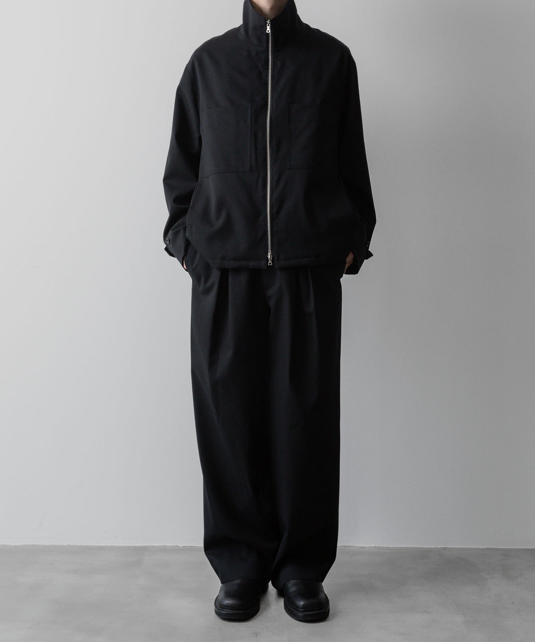 ssstein(シュタイン)の24AWコレクション DRIZZLER ZIP UP JACKET - BLACK 公式通販サイトsession福岡セレクトショップ