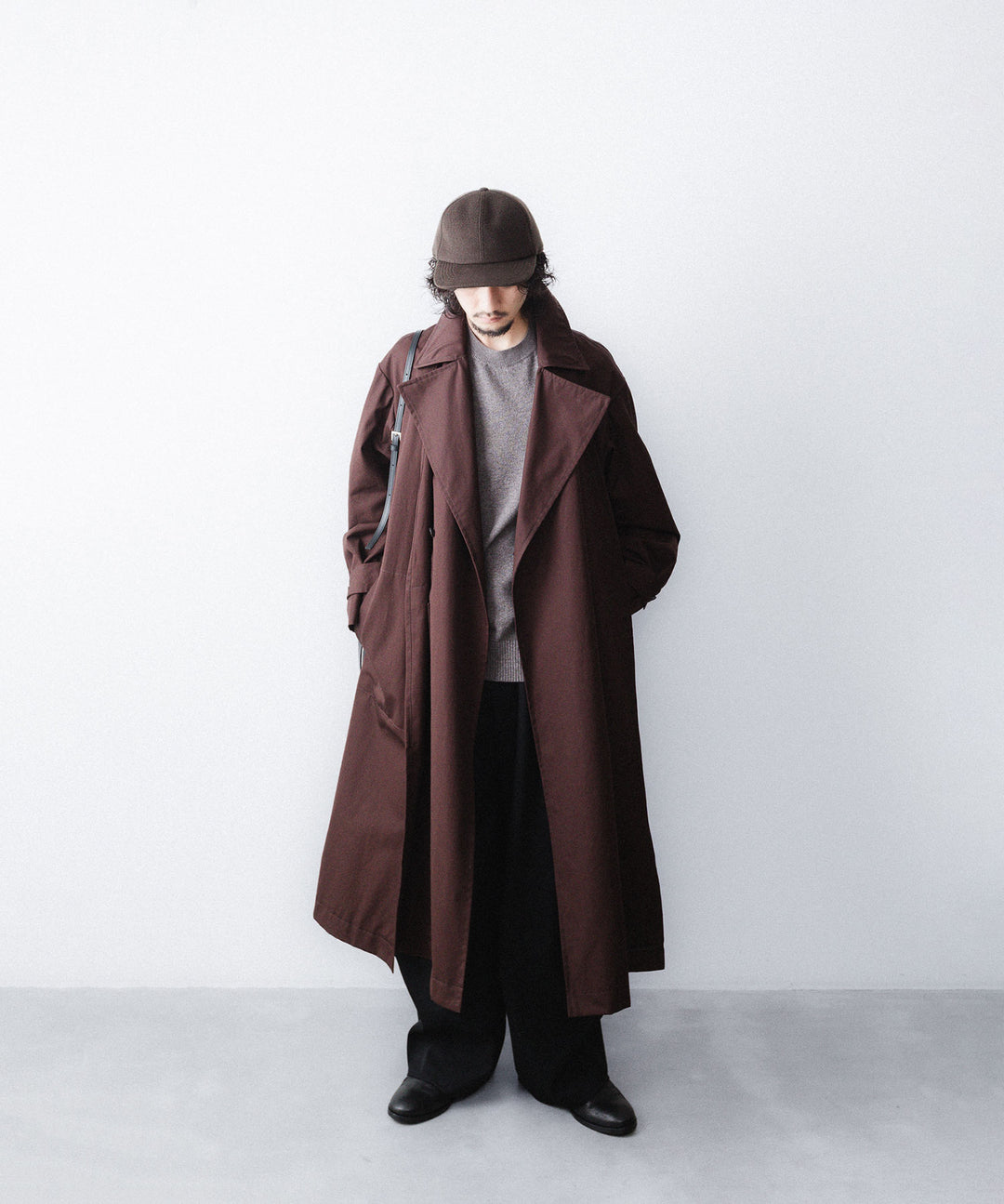 UJOH - ウジョーのCREW NECK BOX CROPPED KNITのBROWN公式通販サイトsession福岡セレクトショップ