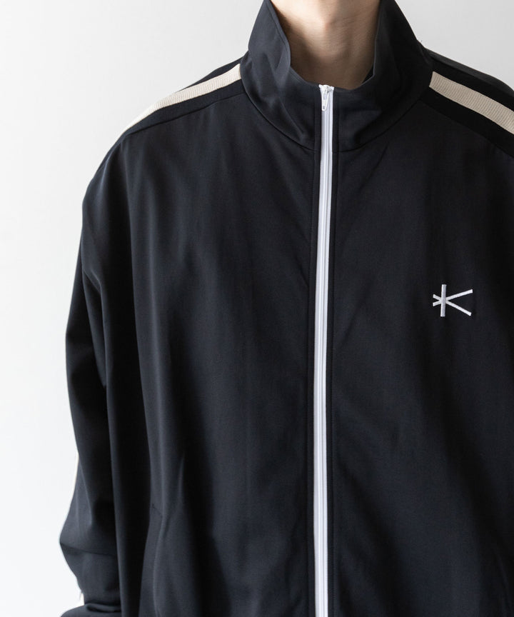 【KANEMASA PHIL.】カネマサのトラックジャケット ECONYL JERSEY TRACK JACKET - BLACK 公式通販 session福岡セレクトショップ
