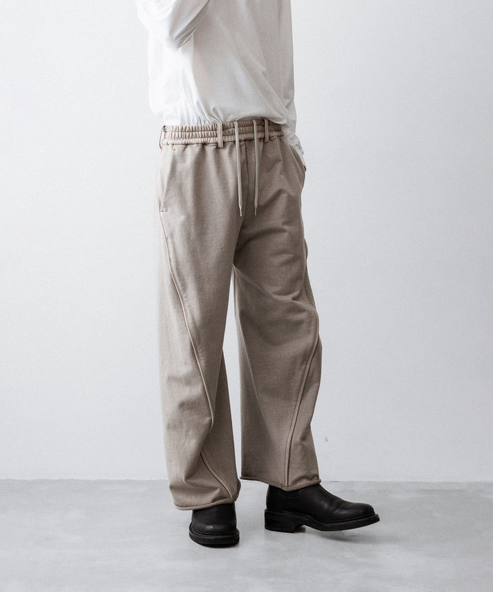 KANEMASA PHIL. カネマサフフィル36G FINE SWEAT DRAPING EASY PANTSのCHARCOAL PIGMENT公式通販サイトsession福岡セレクトショップ