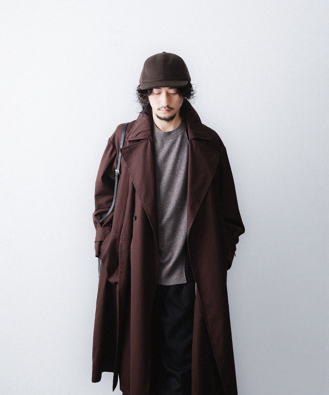 UJOH - ウジョーのCREW NECK BOX CROPPED KNITのBROWN公式通販サイトsession福岡セレクトショップ