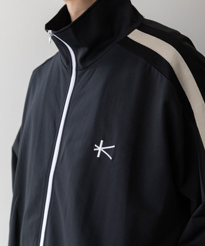 【KANEMASA PHIL.】カネマサのトラックジャケット ECONYL JERSEY TRACK JACKET - BLACK 公式通販 session福岡セレクトショップ
