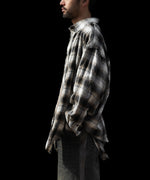 画像をギャラリービューアに読み込む, CODA -コーダのBEIGE GREY CHECKED WASHED THRASHED STRUCTURED SHIRTのBEIGE GREY CHECK公式通販サイトsession福岡セレクトショップ
