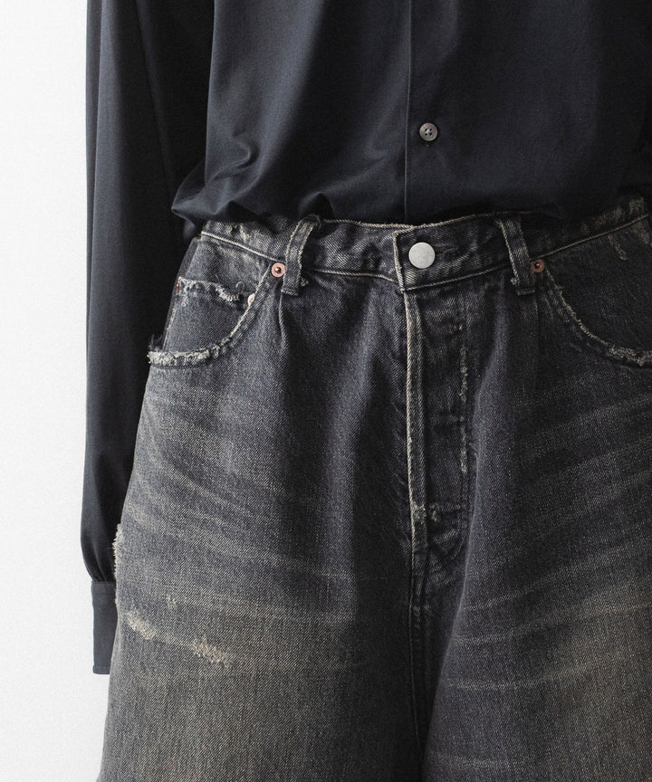 ssstein(シュタイン)のBAGGY DENIM SHORTS - BLACKの公式通販サイトsession福岡セレクトショップ